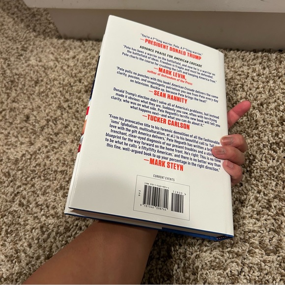 American Crusade by Pete Hegseth - Patriotic Hardcover - Picture 2 of 2